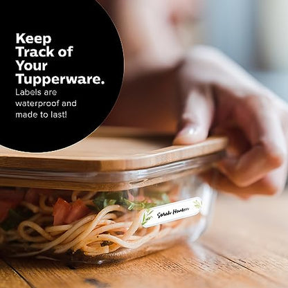 ThreeKin Waterproof Labels for Bottles and Containers - Custom Stickers - All-Purpose and Personalizable - Dishwasher, Freezer and Microwave Safe - BPA-Free - USA-Owned (Greenery, 72pcs) - color: Greenery, size: 72 pcs
