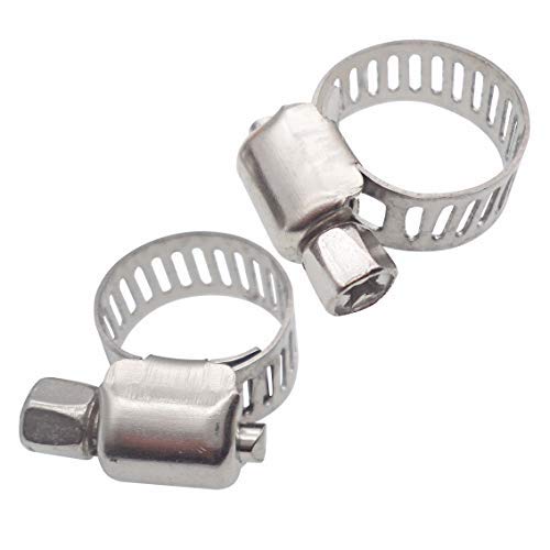 ZAOJIAO Home Brewing and Winemaking Silicone Tubing, 10mm(3/8 inch) ID x 14mm OD, 10 ft, High Temp Food Grade Tube, Flexible Hose Pipe with Stainless Worm Gear Hose Clamps - color: 10mm x 14mm (3/8"ID x 1/2"OD)
