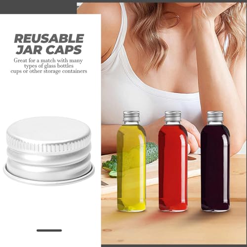 Multi-use Aluminum Bottle Caps Leak-proof Jar Caps Replacement Covers for Household