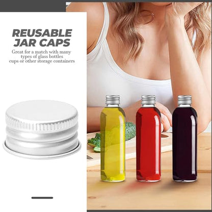 Multi-use Aluminum Bottle Caps Leak-proof Jar Caps Replacement Covers for Household