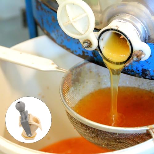 Homoyoyo Plastic Honey Gate Valve for Honey Extractor Bucket Beekeeping Supplies Accessory with Ergonomic Handle