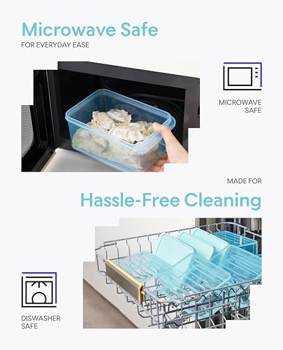 LocknLock Freezer Fit Plastic Freezer Containers | Airtight Stackable Food Storage for Meal Prep | Microwave & Dishwasher Safe | BPA Free Freezer Container with Lid, 750ml - size: 750ml