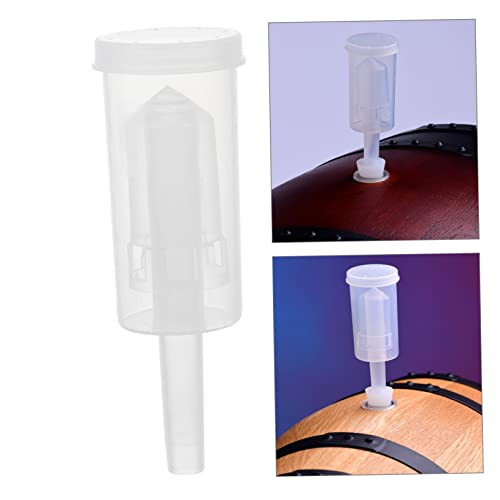 IMIKEYA 2pcs Valve Wine Stoppers Plastic for Leak Wine Preservation Brew One-way Valves for Home Brewing