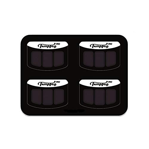 Milk Thermometer Pack – Professional-Grade Temperature Indicator Stickers for Perfect Milk Frothing – Reusable & Easy to Use – Essential for Baristas & Coffee Enthusiasts, Pack of 4