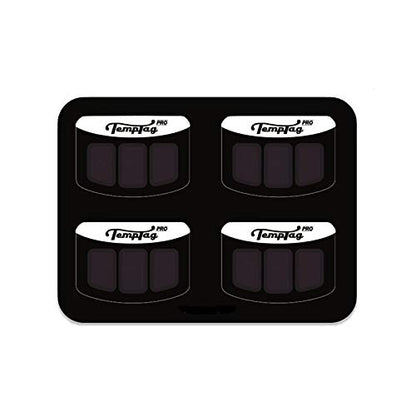 Milk Thermometer Pack – Professional-Grade Temperature Indicator Stickers for Perfect Milk Frothing – Reusable & Easy to Use – Essential for Baristas & Coffee Enthusiasts, Pack of 4