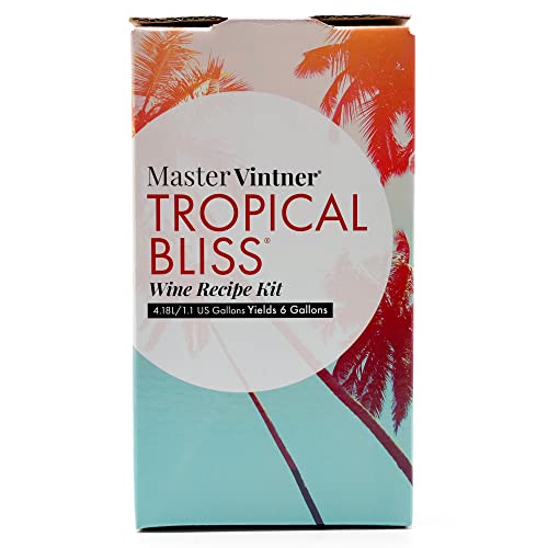 Master Vintner - Tropical Bliss Winemaking Recipe Kit - Makes 6 Gallons (Raspberry Merlot)