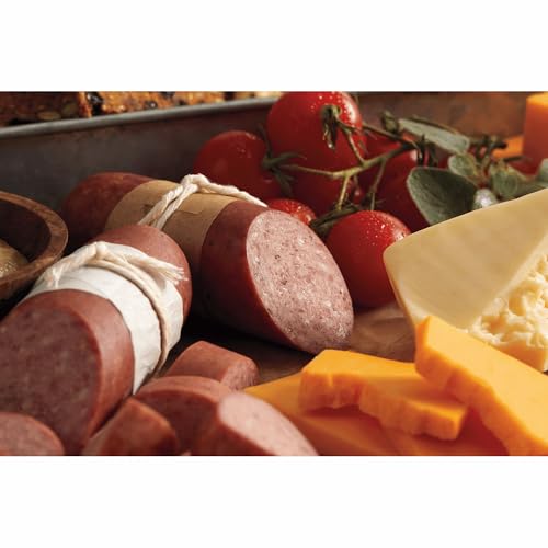 Wisconsin Cheeseman Meat & Cheese Combo Gift Basket Set | Italian, Original & Garlic Summer Sausages, Colby, Brick, Sharp Cheddar & Monterey, Charcuterie Boards Fathers Day