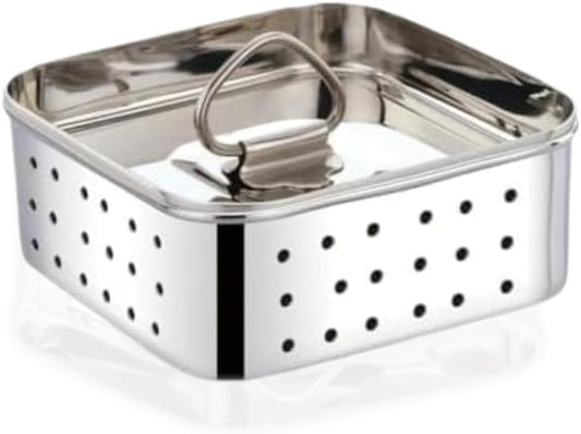 Stainless Steel Paneer Press & Cheese Maker | 350ml Homemade Paneer, Tofu & Soft Cheese Press | Rust Resistant, Dishwasher Safe | Easy Clean Kitchen...