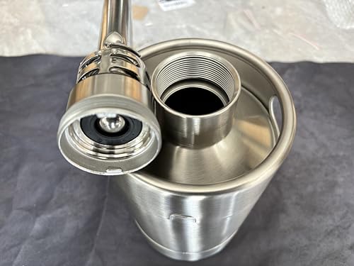64oz Commercial Beer Keg 2L American Barrel Keg with D System Sankey Valve for Craft and Draft Beer