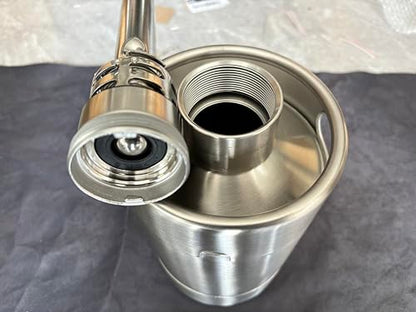 64oz Commercial Beer Keg 2L American Barrel Keg with D System Sankey Valve for Craft and Draft Beer