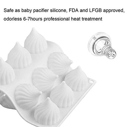 OCPO KITCHEN Russian Tale Silicone Mold for Baking Mousse Cake, Candy, Pastry, Chocolate, Cupcake, Jelly, Pudding, Cake Decoration Mold, 3D Russian Tale Shape (15-Cavity) - style: Russian Tale (15-Cavity)