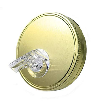 Wide Mouth Mason Jar Pour Spouts For Moonshine And Whiskey - Made 100% In The USA. Free Flow Mason Jar Spouts That Don't Leak. No Cracks, Just A Perfect Pour Everytime. 2 Pack - size: Classic Wide Mouth With No Flap