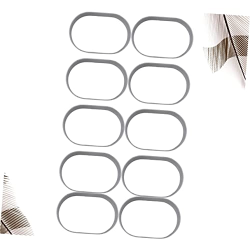SHOWERORO 10pcs Stainless Steel Cheese for Baking Cake Chocolate and Desserts Creative Tool for Home and Easy Demoulding and Cleaning - color: Silver