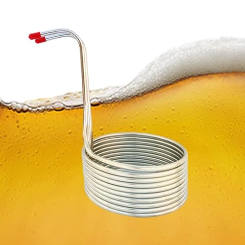 8M Stainless Steel Spiral Cooling Coil Immersion Chiller for Home Hotel Restaurant Kitchen