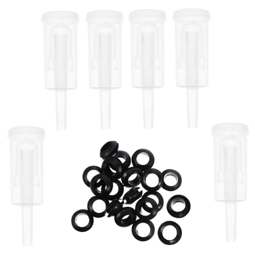 Luxshiny 3-Piece Silicone Air Locks Set for Fermentation Food-Grade Silicone for Home Brew Wine Making and Sourdough Starter