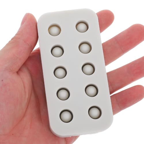 Abaodam Beekeeping Grafting Kit Silicone Wax Queen Cups Farm Tool Accessories for Queen Rearing Beekeepers Small Size Beeswax Mold