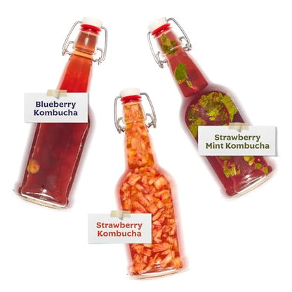 1 Gallon Jun Kombucha Starter Kit - Includes USDA Organic Jun SCOBY & Starter Tea + Ingredients To Start Brewing Your Own Jun Tea * Jar Not Included *