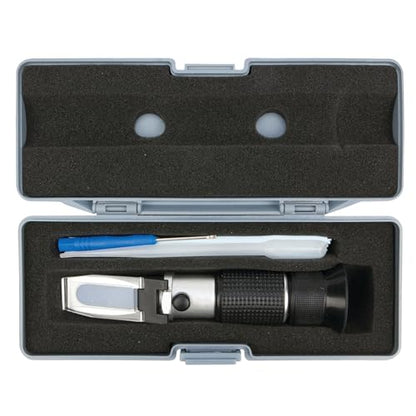 Performance Tool W80158 Multifunction Refractometer - Brix Scale, Measures DEF, Ethylene Glycol, Propylene Glycol, Battery Fluid, Anti-Freeze, Brewing Beer, Making Wine and More