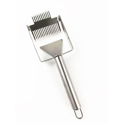 Multifunctional Stainless Steel Uncapping Forks Double Needle Beekeeping Tools Suitable for Honey Honeycomb Scraper (Color : Adjustable B) - color: Adjustable B