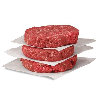 P-50-X, 5x4-3/4-Inch Hamburger Patty Papers, Disposable Meat Butcher Paper Sheets, 1000-Piece Pack