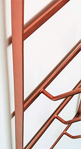 Glory & Grace Rustic Industrial Farmhouse Studio Wall Mount 8 Arm Bottle Tree Glass Drying Mug Dryer Rack (Copper) - color: Copper