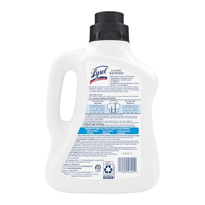 Lysol Tough Odor Eliminator Laundry Sanitizer Additive, Sanitizing Liquid for Gym Clothes and Activewear, 0% Bleach, Eliminates Odor Causing Bacteria, 90oz - size: 90 Fl Oz (Pack of 1)