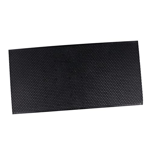 Milisten 6pcs Beekeeping Tools Deep Plastic Sheets for Bee Hive Foundation Durable Black Mesh for Natural Honeycomb Building and Easy Hive Setup