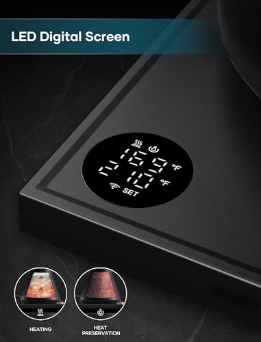 INTASTING Electric Kettle, Gooseneck Electric Kettle, ±1℉ Precise Temperature Control, Stainless Steel Interior, Quick Heating for Pour Over Coffee, Tea & Boiling Water, 0.9L (Black) - color: Black