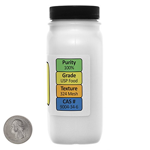 Microcrystalline Cellulose [(C6H10O5) n] USP Food Grade 4 Oz in a Space-Saver Bottle
