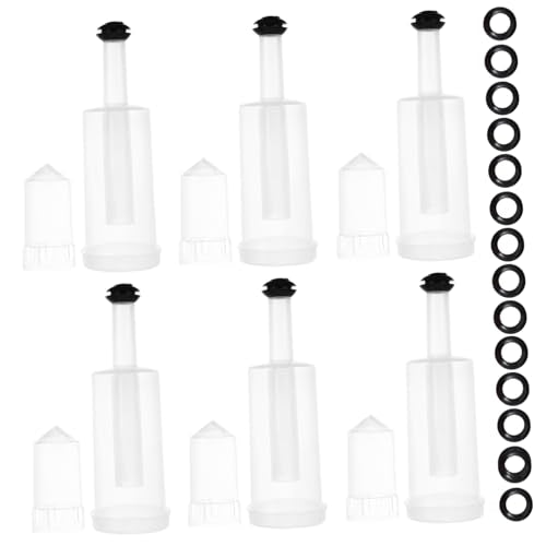 Unomor 3-piece Air Lock Set Silicone Lids for Brewing Beer Wine Making Equipment