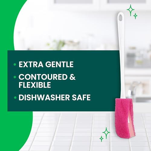 Scotch-Brite Water Bottle Scrubber, Safe On Glass, Plastic and Stainless Steel - size: Bottle Scrubber