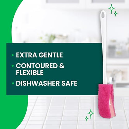 Scotch-Brite Water Bottle Scrubber, Safe On Glass, Plastic and Stainless Steel - size: Bottle Scrubber