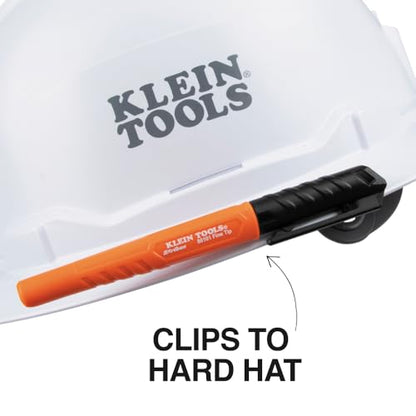 KLEIN TOOLS 80187 Skribes Measure and Mark Set with 4-Pack of Black Fine Tip Permanent Markers and 25-Foot Compact Double-Hook Tape Measure - style: Measure & Mark Set