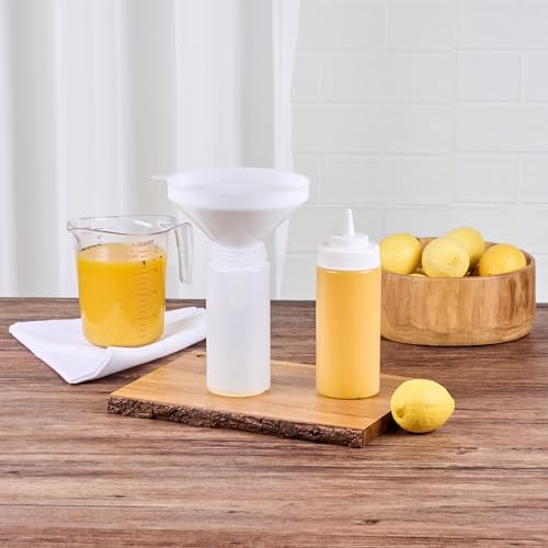 Restaurantware-Met Lux 24-ounce Plastic Funnel, 1 Plastic Funnel - Precise Spout, White Pouring Tool, Wide Spout, For Transferring Ingredients - size: 24 oz, style: Funnel