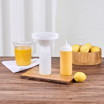 Restaurantware-Met Lux 24-ounce Plastic Funnel, 1 Plastic Funnel - Precise Spout, White Pouring Tool, Wide Spout, For Transferring Ingredients - size: 24 oz, style: Funnel