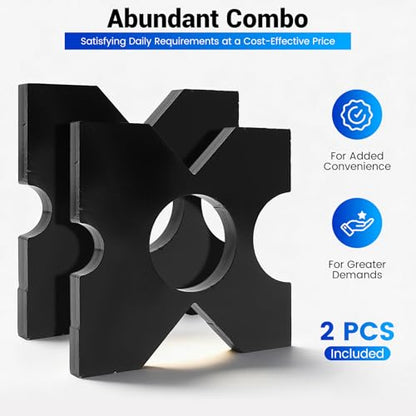 Arbor Press Plate, 1 Pair 9.75'' x 9.75'' x 1'' H-shape Hydraulic Shop Press Plate 20Ton Metal H Frame Hydraulic Shop Press Plates for Workshops Factories & Production - size: 9.75'' x 9.75'' x 1''