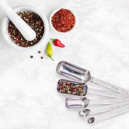 King Arthur Baking Company Odd-Sized Measuring Spoons, 18/8 Stainless Steel, 5-Piece Set, Precision Measures, For Baking And Cooking - style: Stainless Steel, 5-Piece Set