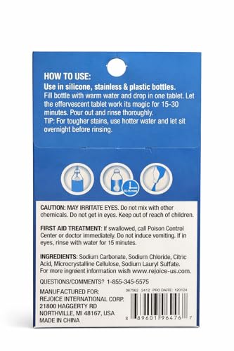 homebright bottle cleaner tabs