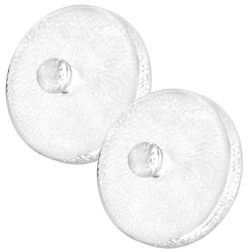 Jillmo Fermentation Weight for Gallon Jars, 3.7inch Large and Heavy Gallon Jar Glass Fermenting Weights for Making Sauerkraut, Kimchi, Carrots, Pack of 2 - size: Hammered - 2 Pack