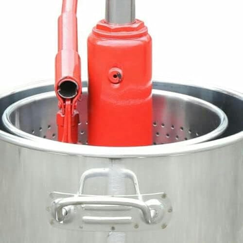 12L Fruit Wine Press Grape Crusher Juice Maker with Hydraulic Jack 304 Stainless Steel Fruit Press Cider for Wine, Cider, Vegetables Making Fruit Crusher~/