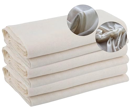20 yards Bulk Ivory Cheesecloth for Straining 100% Cotton Muslin Cheese Cloth for Cooking, Decoration, Table Runner 180 Sq.Ft. (Grade 100 Fine Weave)