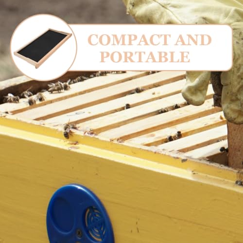 Bee Keeping Frame Holder Made of Pine Wood and Plastic, Versatile Beekeeping Tool for Holding Hive Frames, for General Beekeeping Tasks and Honey Harvesting