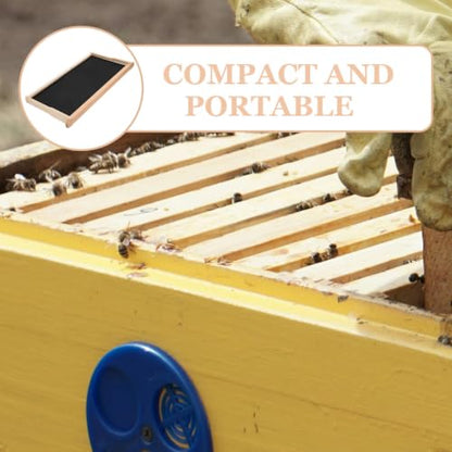 Bee Keeping Frame Holder Made of Pine Wood and Plastic, Versatile Beekeeping Tool for Holding Hive Frames, for General Beekeeping Tasks and Honey Harvesting