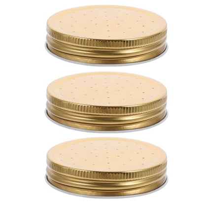 3pcs Bee Feeding Lid Metal Replacement Cover for Beehive Entrance with Dual Functionality and Effortless Setup, Yellow Bee Feeding Equipment for Beekeeping Supplies