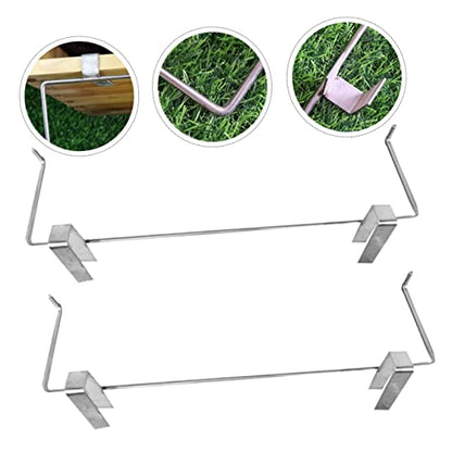 Happyyami 4 Pcs Bee Box Shelf Hive Stand Storage Shelf for Bee Houses Beehive Frame Holder Stainless Hive 2 Beehive Lifter Apiarist Tool Beekeeping Frame Gripper Bucket Rack Stainless Steel