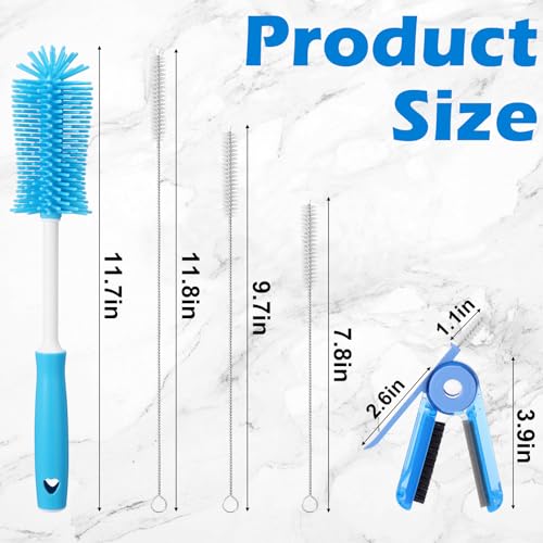 Palksky Water Bottle Cleaning Brush Kit, Brush and Straw Cleaner for Owala, 5 PCS - size: 5 Pack