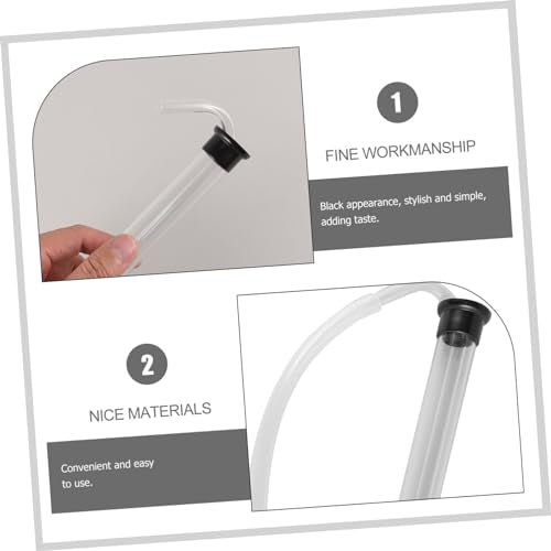 Cabilock 1Set Automatic Siphon Transfer Tool Reusable Homebrew Siphon Tubing Auto Siphon with Clear Hose for Wine Making and Liquid Transfer Design