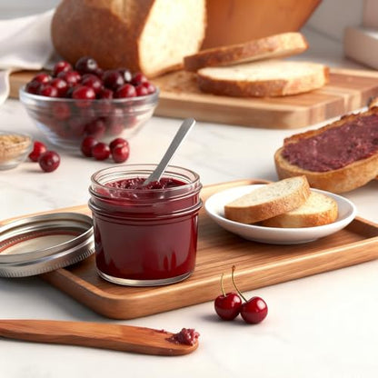 ComSaf 4 oz Mason Jars Bulk Set, 24 Pack Regular Mouth Jars with Lids | BPA-Free Materials, Spice Rack, Small Jam, Honey Samples, Wedding Favors, DIY Candles, Labels and Twine - size: 4oz*24 regular mouth