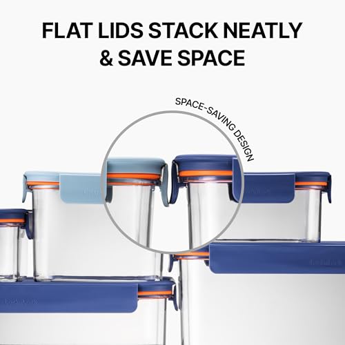 LocknLock Tritan Plastic Bisfree Modular Plus Food Storage Container Set, Lunch, Meal Prep, Stackable, BPA-Free, Leakproof, Microwave, Freezer-Safe, 10 Pieces, 5 Boxes and 5 Lids, Mint - color: Mint, size: 10 set (5 containers & 5 Lids)
