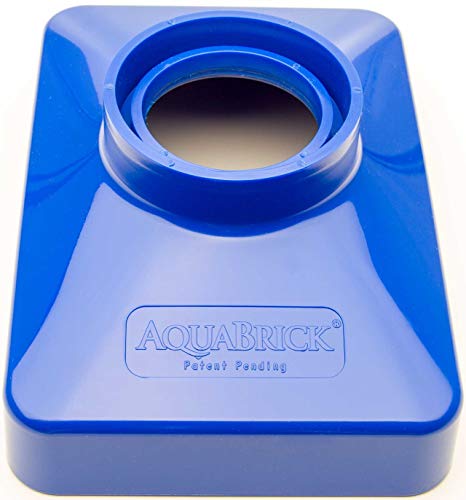 Sagan Life AquaFunnel BPA Free Funnel Makes AquaBrick Food Storage and Emergency Water Storage Stackable Containers Easy to Fill, Dimensions: 9" L x 6.5" W x 3.25" H (Also Works w/WaterBrick Systems)